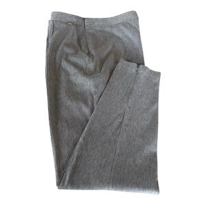 St. John Women’s Light Gray Pants with Side Pockets and Ankle Zip GUC
